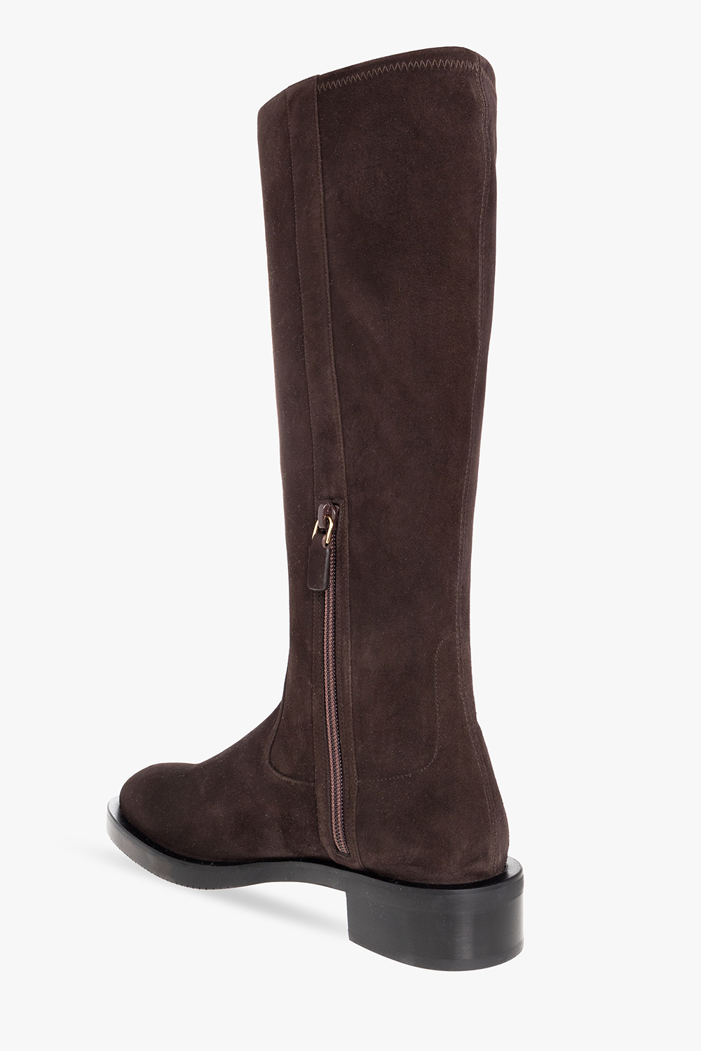 Brown Sadie suede boots Stuart Weitzman IetpShops TW Naomi